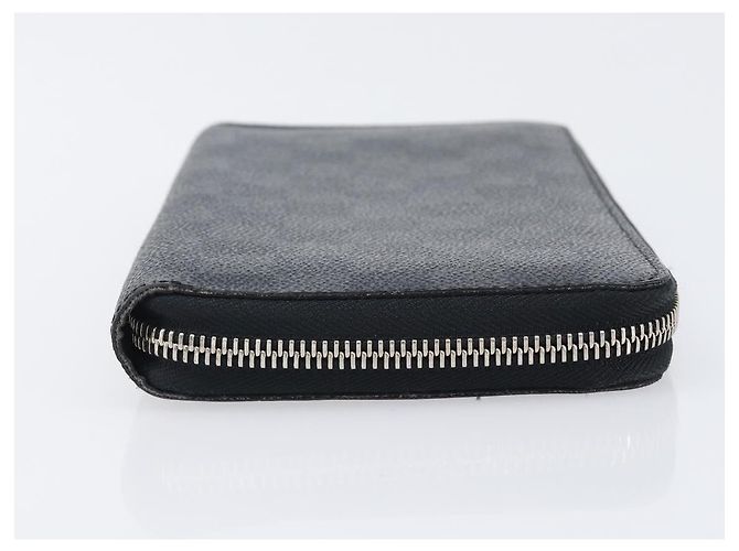 LOUIS VUITTON Damier Grafitte Zippy Organizer Long Wallet N63077 LV Auth 202603 Damier ebene - vista 3