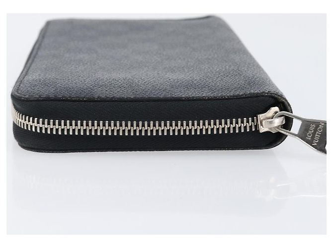 LOUIS VUITTON Damier Grafitte Zippy Organizer Long Wallet N63077 LV Auth 202603 Damier ebene - vista 4