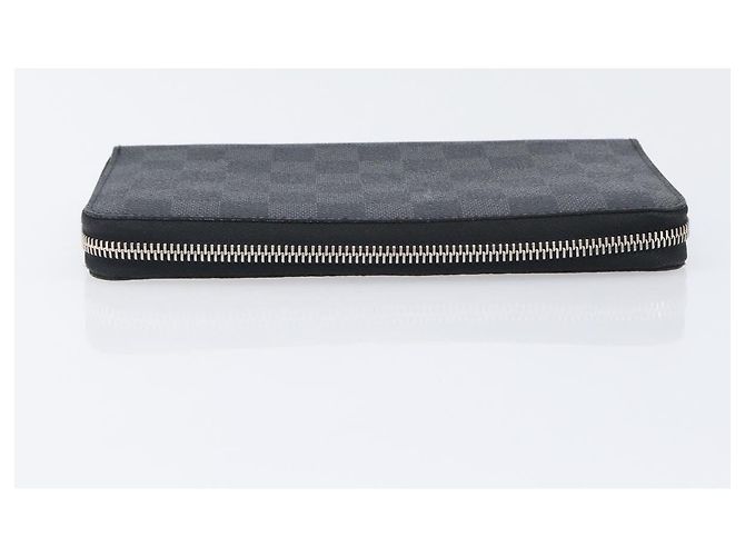 LOUIS VUITTON Damier Grafitte Zippy Organizer Long Wallet N63077 LV Auth 202603 Damier ebene - vista 5