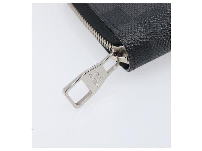 LOUIS VUITTON Damier Grafitte Zippy Organizer Long Wallet N63077 LV Auth 202603 Damier ebene - vista 8