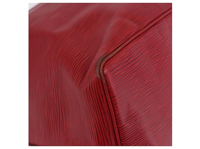 Borsa a tracolla LOUIS VUITTON Epi Petit Noe Rossa M44107 LV Auth ka5541 Rosso - vista 17