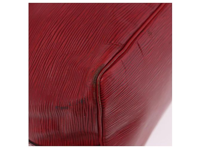 Borsa a tracolla LOUIS VUITTON Epi Petit Noe Rossa M44107 LV Auth ka5541 Rosso - vista 19