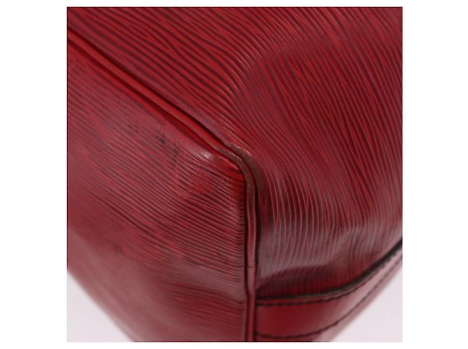 Borsa a tracolla LOUIS VUITTON Epi Petit Noe Rossa M44107 LV Auth ka5541 Rosso - vista 20