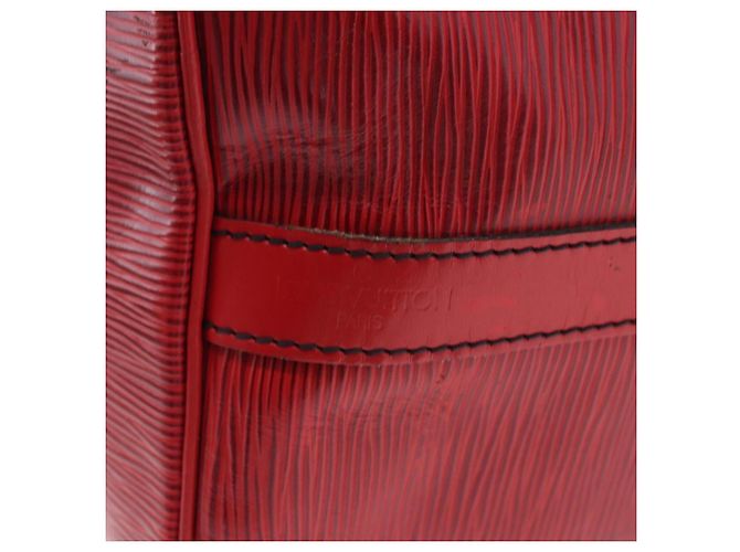 Borsa a tracolla LOUIS VUITTON Epi Petit Noe Rossa M44107 LV Auth ka5541 Rosso - vista 21
