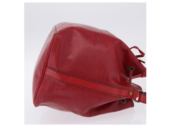 Borsa a tracolla LOUIS VUITTON Epi Petit Noe Rossa M44107 LV Auth ka5541 Rosso - vista 4