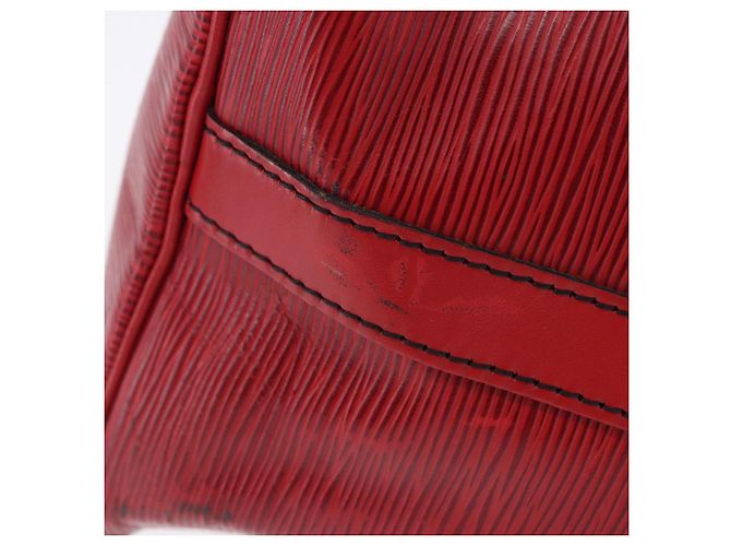 Borsa a tracolla LOUIS VUITTON Epi Petit Noe Rossa M44107 LV Auth ka5541 Rosso - vista 6