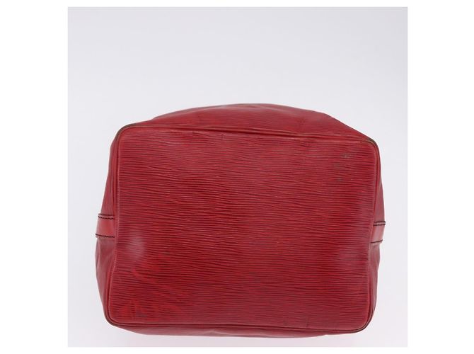 Borsa a tracolla LOUIS VUITTON Epi Petit Noe Rossa M44107 LV Auth ka5541 Rosso - vista 8