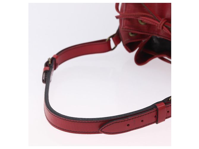 Borsa a tracolla LOUIS VUITTON Epi Petit Noe Rossa M44107 LV Auth ka5541 Rosso - vista 9