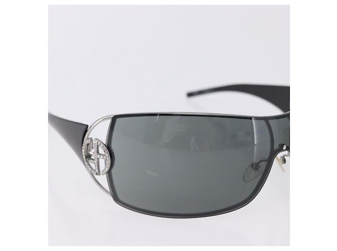 Occhiali da sole GUCCI Giorgio Armani Plastica Set da 2 Nero Marrone Auth bs36929 - vista 12