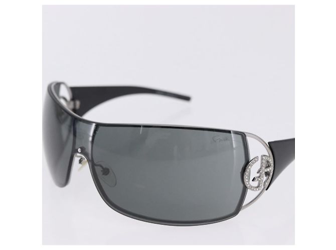 Occhiali da sole GUCCI Giorgio Armani Plastica Set da 2 Nero Marrone Auth bs36929 - vista 13