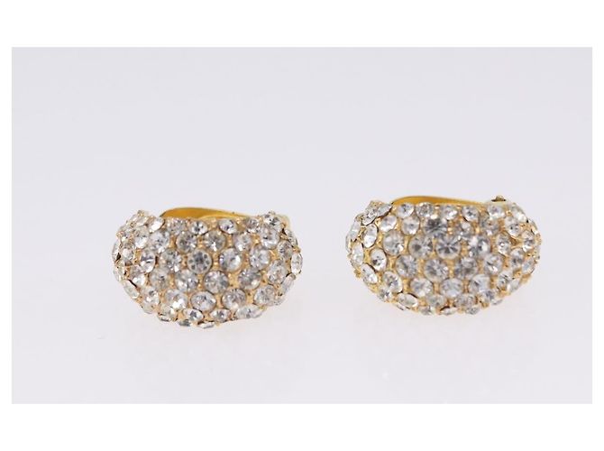 Orecchini Christian Dior metallo set da 3 tono oro Auth SW2808 - vista 10
