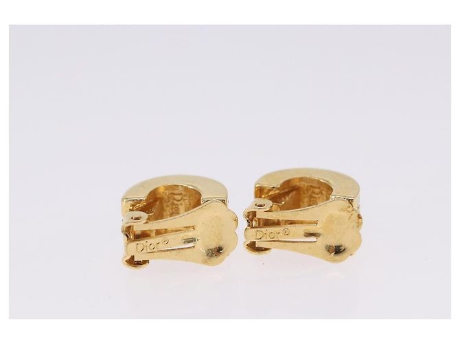 Orecchini Christian Dior metallo set da 3 tono oro Auth SW2808 - vista 15