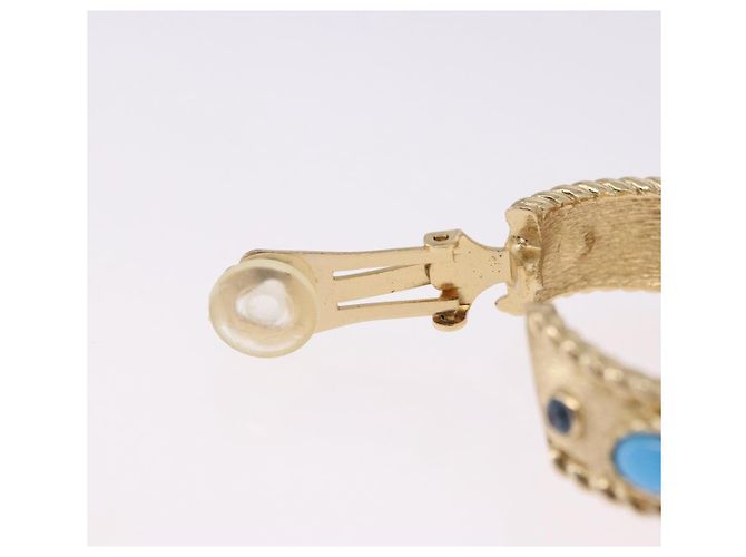 Orecchini Christian Dior metallo set da 3 tono oro Auth SW2808 - vista 6