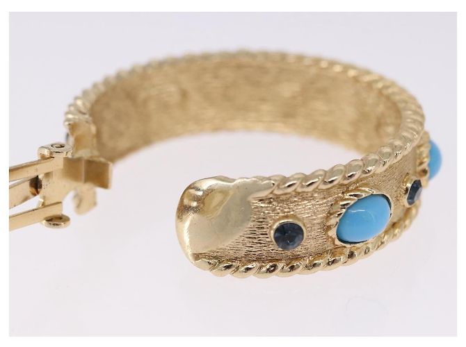 Orecchini Christian Dior metallo set da 3 tono oro Auth SW2808 - vista 8