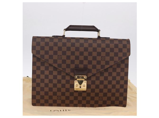 LOUIS VUITTON Damier Ebene Serviette Ambassador Business Bag LV Auth 199355V - vista 12