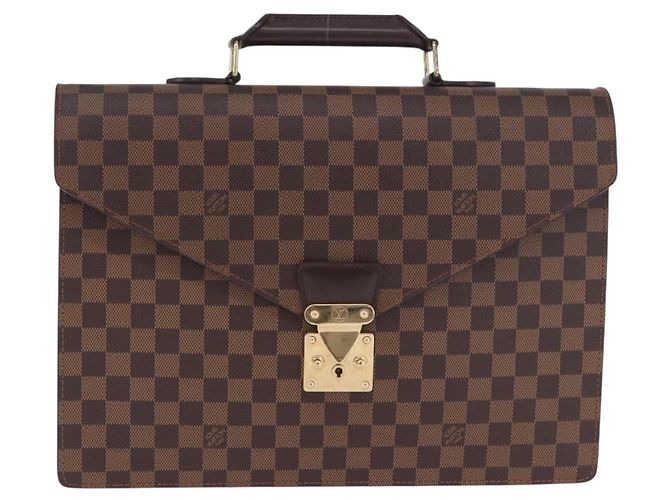 LOUIS VUITTON Damier Ebene Serviette Ambassador Business Bag LV Auth 199355V - vista 13