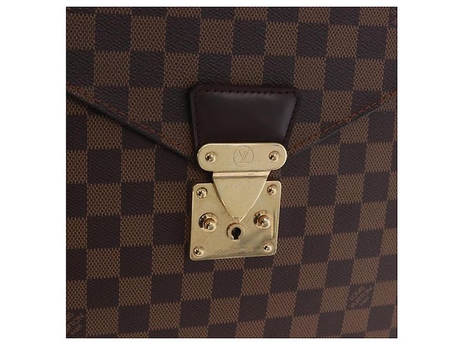 LOUIS VUITTON Damier Ebene Serviette Ambassador Business Bag LV Auth 199355V - vista 19