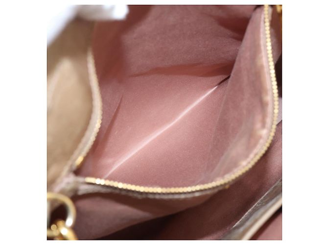 Borsa a mano Miu Miu con fiocco laterale in pelle 2way Beige Gold RN0939 Auth am12577V D'oro - vista 22