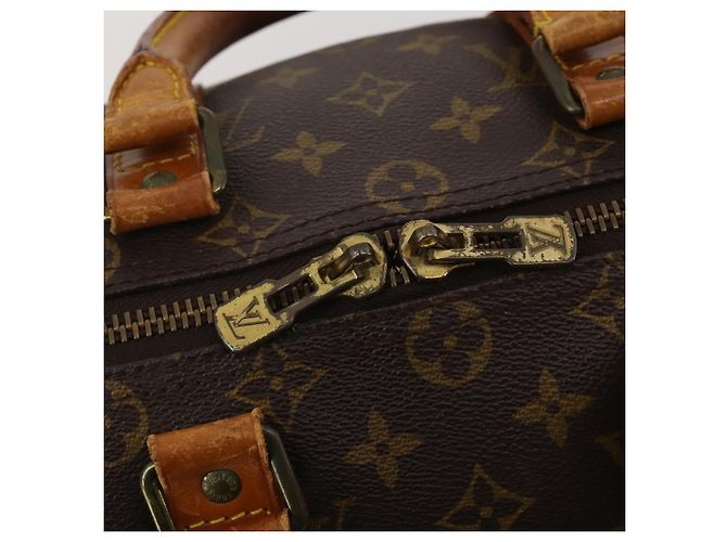 LOUIS VUITTON Monogram Keepall 45 Boston Bag M41428 LV Auth 198953 Monogramma - vista 18