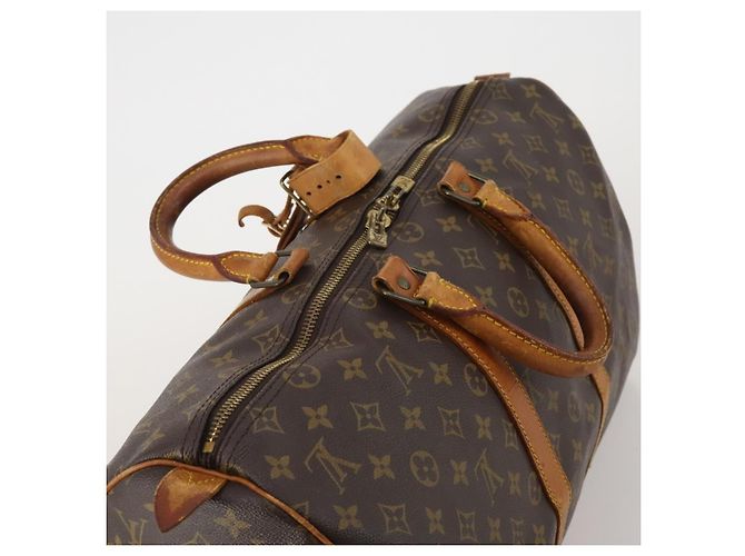 LOUIS VUITTON Monogram Keepall 45 Boston Bag M41428 LV Auth 198953 Monogramma - vista 6
