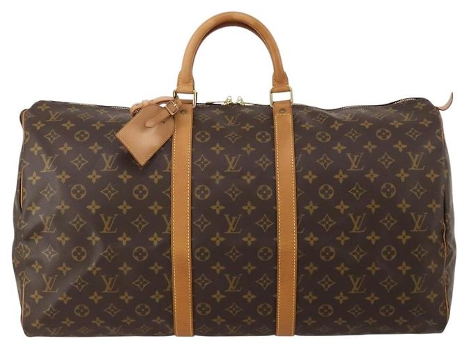 LOUIS VUITTON Monogram Keepall 55 Boston Bag M41424 LV Auth 196969V Monogramma - vista 2