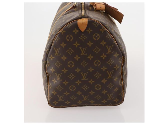 LOUIS VUITTON Monogram Keepall 55 Boston Bag M41424 LV Auth 196969V Monogramma - vista 5