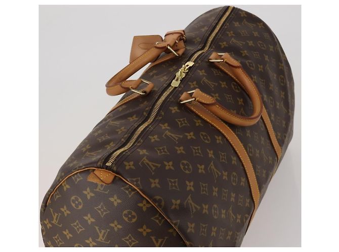 LOUIS VUITTON Monogram Keepall 55 Boston Bag M41424 LV Auth 196969V Monogramma - vista 6