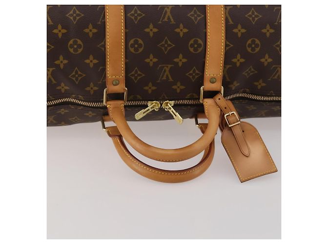 LOUIS VUITTON Monogram Keepall 55 Boston Bag M41424 LV Auth 196969V Monogramma - vista 7