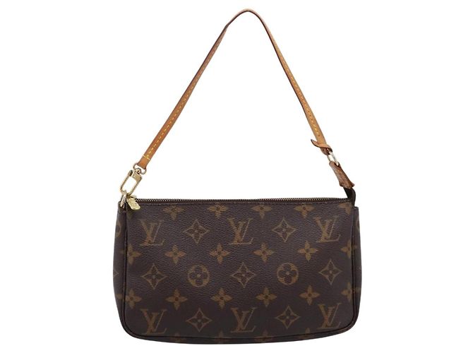 LOUIS VUITTON Monogram Pochette Accessoires Pouch M51980 LV Auth 202708A Monogramma - vista 2