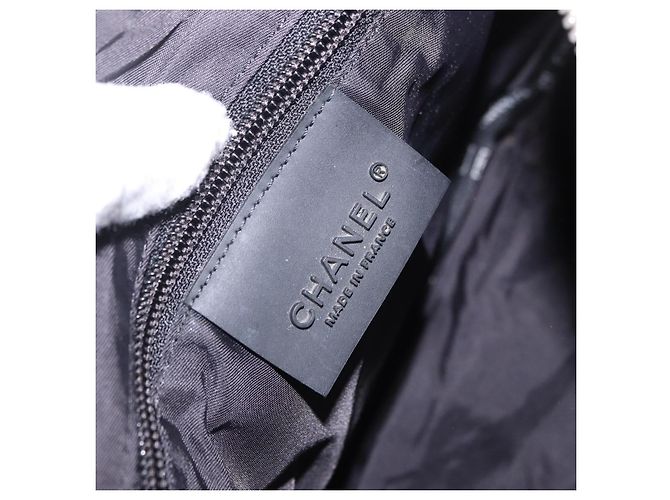 CHANEL Chanel Sports Shoulder Bag Canvas Beige Silver CC Auth BA15714 Argento - vista 16