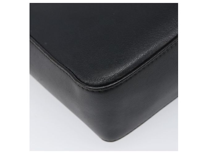 Borsa a tracolla Salvatore Ferragamo in pelle nera e oro Auth 199863A Nero D'oro - vista 13