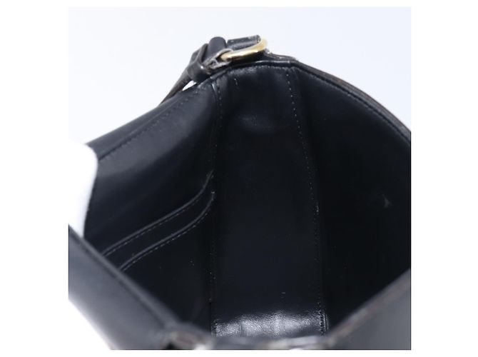 Borsa a tracolla Salvatore Ferragamo in pelle nera e oro Auth 199863A Nero D'oro - vista 21