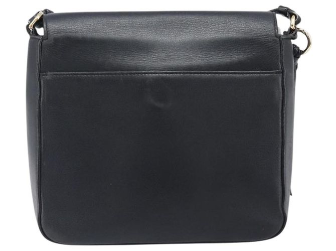 Borsa a tracolla Salvatore Ferragamo in pelle nera e oro Auth 199863A Nero D'oro - vista 3
