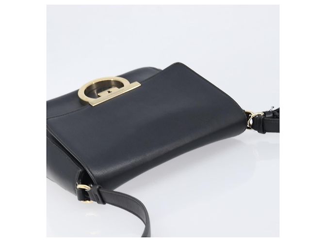 Borsa a tracolla Salvatore Ferragamo in pelle nera e oro Auth 199863A Nero D'oro - vista 6