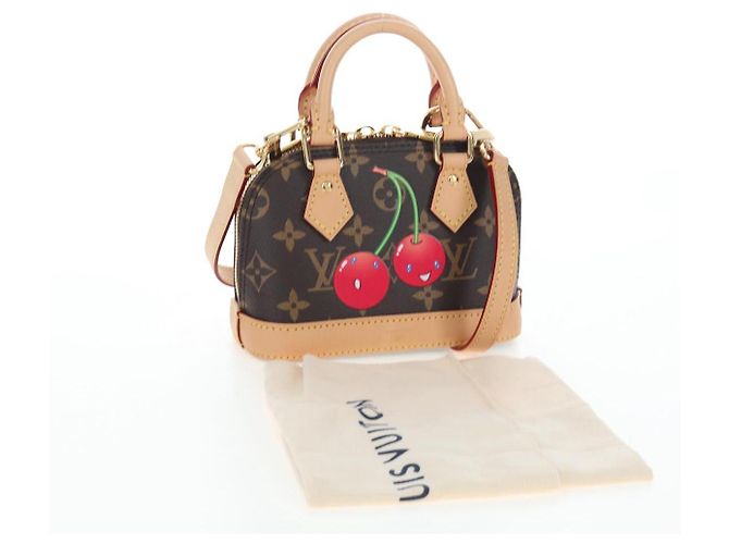 LOUIS VUITTON Monogram Cherry LVxYK Nano Alma Hand Bag M13416 LV Auth 203301SM Monogramma - vista 12