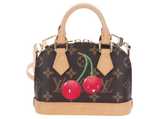 LOUIS VUITTON Monogram Cherry LVxYK Nano Alma Hand Bag M13416 LV Auth 203301SM Monogramma - vista 13