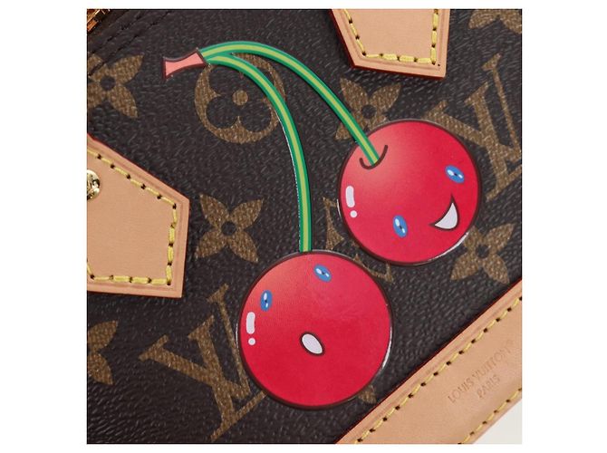 LOUIS VUITTON Monogram Cherry LVxYK Nano Alma Hand Bag M13416 LV Auth 203301SM Monogramma - vista 20