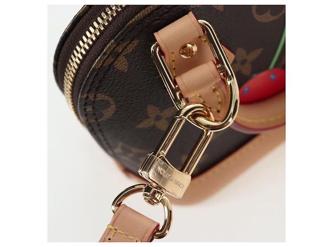 LOUIS VUITTON Monogram Cherry LVxYK Nano Alma Hand Bag M13416 LV Auth 203301SM Monogramma - vista 21