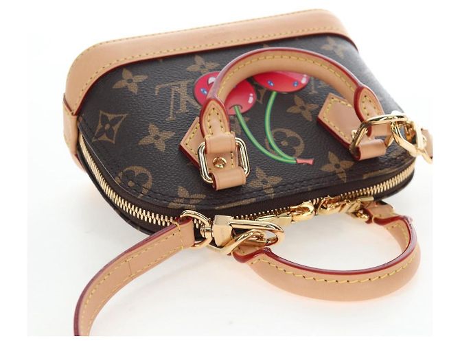 LOUIS VUITTON Monogram Cherry LVxYK Nano Alma Hand Bag M13416 LV Auth 203301SM Monogramma - vista 6