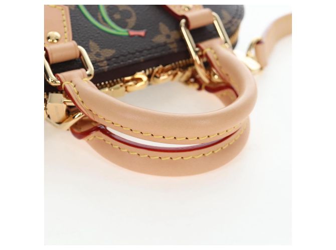 LOUIS VUITTON Monogram Cherry LVxYK Nano Alma Hand Bag M13416 LV Auth 203301SM Monogramma - vista 7