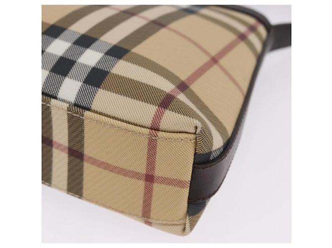 Borsa a tracolla BURBERRY Nova Check PVC Beige Auth 203002 - vista 11