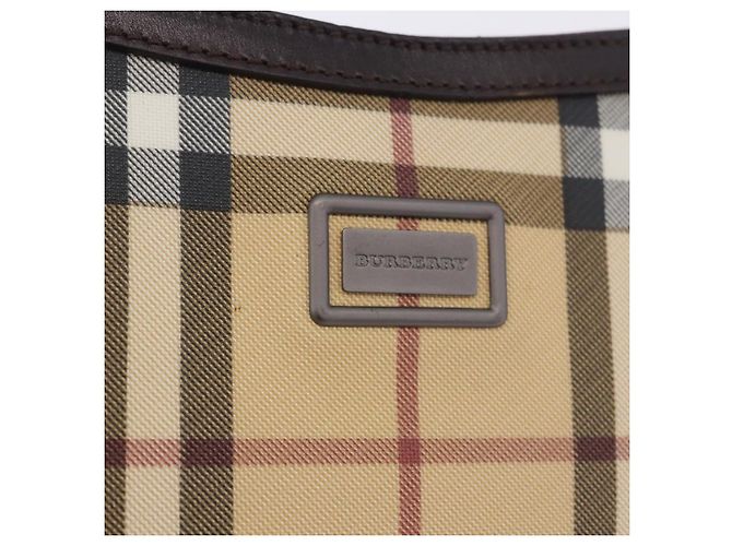 Borsa a tracolla BURBERRY Nova Check PVC Beige Auth 203002 - vista 14