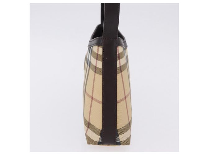 Borsa a tracolla BURBERRY Nova Check PVC Beige Auth 203002 - vista 4