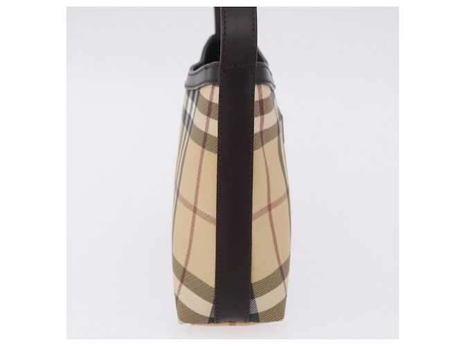 Borsa a tracolla BURBERRY Nova Check PVC Beige Auth 203002 - vista 5