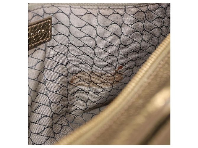 Borsa a tracolla CARTIER Camoscio Verde Oro Auth 203184V D'oro - vista 31