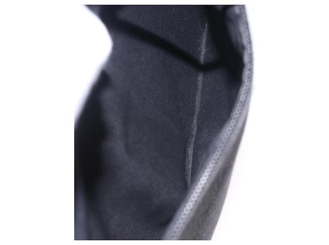 Sac cabas GUCCI GG Canvas Noir Or 92730 Auth 203446V Doré - vue 27