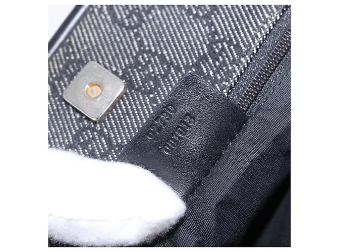 Sac cabas GUCCI GG Canvas Noir Or 92730 Auth 203446V Doré - vue 28