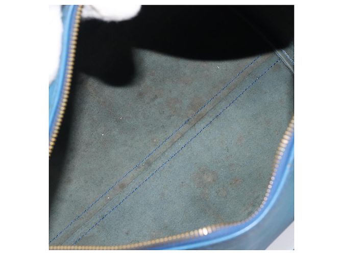 Borsa a mano LOUIS VUITTON Epi Speedy 35 Toledo Blue M42995 LV Auth BA15651 - vista 11