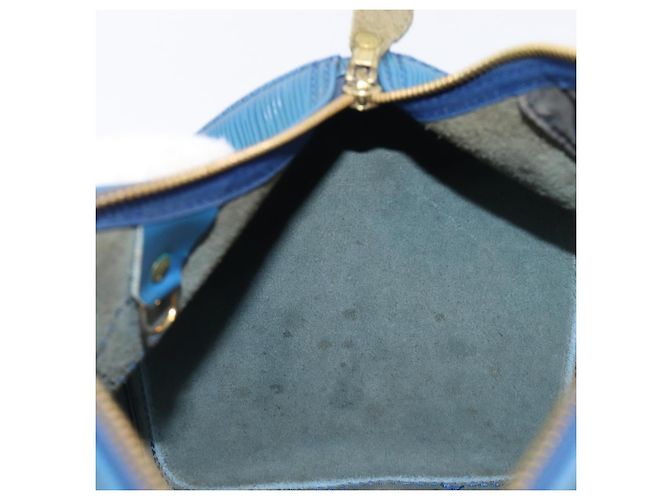 Borsa a mano LOUIS VUITTON Epi Speedy 35 Toledo Blue M42995 LV Auth BA15651 - vista 22
