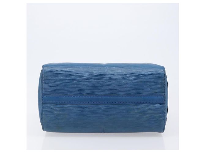 Borsa a mano LOUIS VUITTON Epi Speedy 35 Toledo Blue M42995 LV Auth BA15651 - vista 5